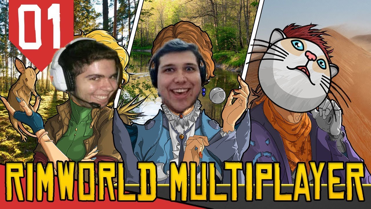 CHEGOU RIMWORLD ONLINE! FT Chratos e Arkantos - Rimworld Multiplayer #01 [Gameplay Português PT-BR]