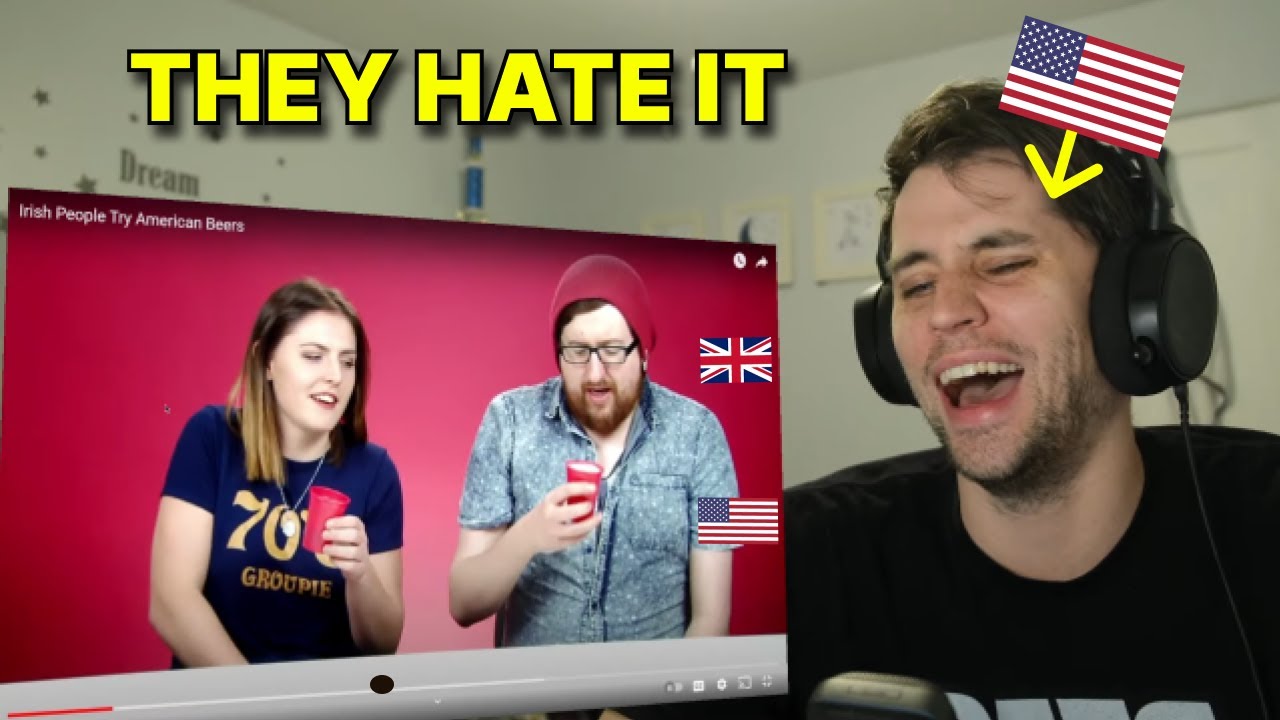 American reacts to Europeans trying American beer