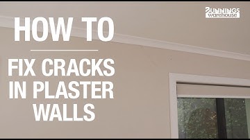 How To Fix Cracks In Plaster Walls - Bunnings Warehouse