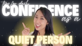 3 TIPS | BUILD CONFIDENCE AS A QUIET PERSON | WORK PLACE EDITION