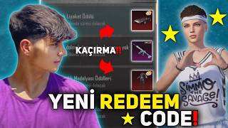 YENİ REDDEM KODLAR PUBG MOBİLE 2026🤩AKTİF 5 TANE REDEEM CODE PUBG MOBİLE