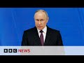 Russia vladimir putin gives annual state of the nation address  bbc news