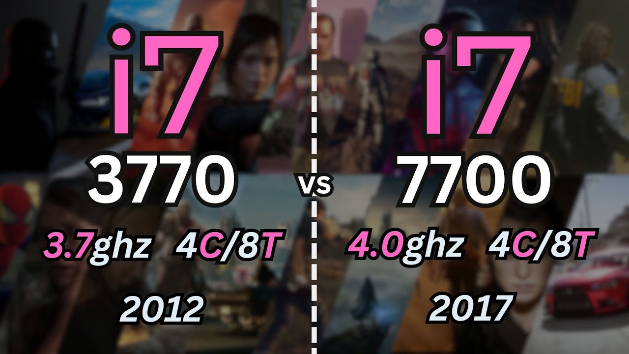 i7 3770 vs i7 7700 Tested in 14 Games (2024) | 1080p