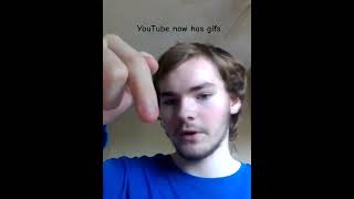 There is now gifs on YouTube #youtubenews  #gif #shorts #gristlefish1 #funny #memes