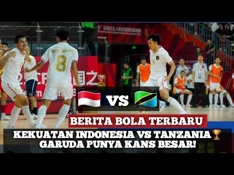 kekuatan Indonesia vs Tanzania | Peluang Garuda  Menang besar di Laga Perdana 4 Nations Cup 2025