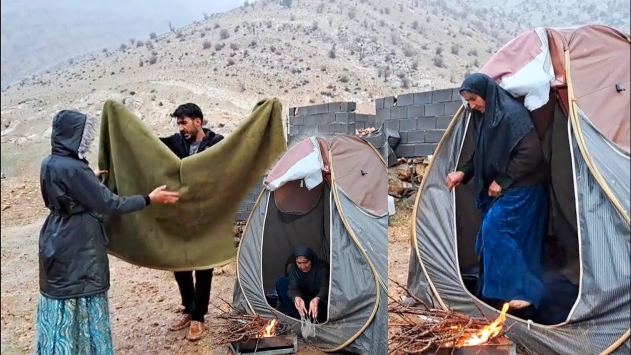 Returning home:the story of saving Ali and mother by Mahdia in rainy ...