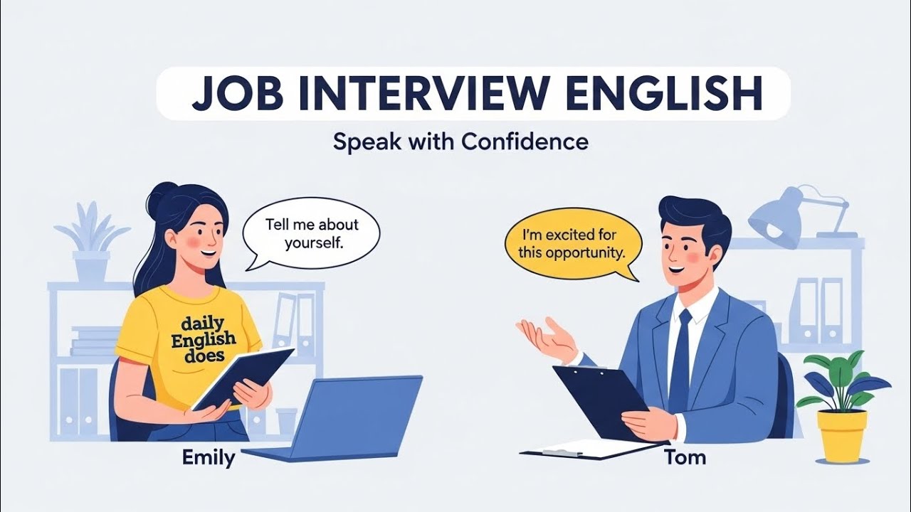 Learn English Naturally Through Conversations | Job Interview Dialogue | English Speaking Practice