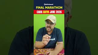 CAIIB ABFM Final Marathon June 2026 #caiib #abfm #shorts