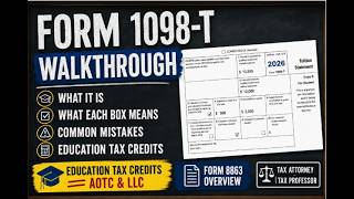 Form 1098-T Explained & Walkthrough | Education Tax Credits and Tuition