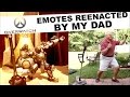 Adorable dad reenacts 'Overwatch' emotes