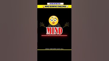 Mind Blowing Challenge 😱|Memory Test Challeng|Riddles And Puzzles For iQ|#shorts #quiz #viral  #new