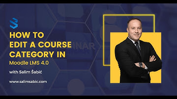 How To Edit a Course Category In Moodle LMS 4.0