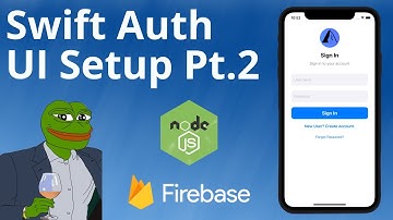 User Login with NodeJS or Firebase: Part 3 - UIKit Swift 5 Xcode