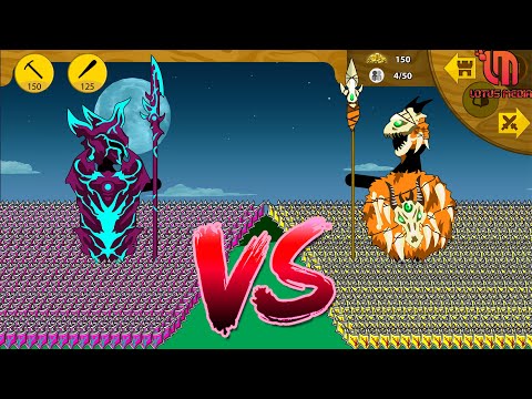 NEW BATTLE FIGHT GOLDEN SPEARTON VS VAMP SPEARTON | STICK WAR LEGACY | KASUBUK TQ