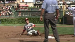 Utley's triple reveals a surprise
