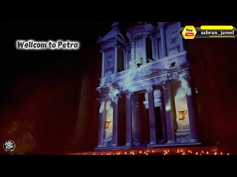 شاهد البتراء بالليل    جمال الطبيعه ومناظر خلابة اشياء لم تراها من قبل  