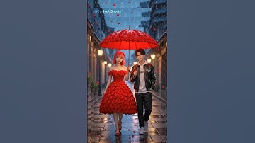 K-Pop Demon Hunters 🌧️ ✨️Romantic Rain Walk with Saja Boys ❤️ #KpopDemonHunters #Kpop #shorts