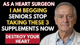 Seniors, I am BEGGING You to STOP Taking These 3 Supplements NOW They Are Slowly Damaging Your Heart