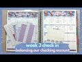January week 3 check in | Cashless budgeting | Credit cards only | Erin Condren