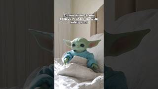 Baby Yoda'nın annesi odasına geliyor 😂 | Baby Yoda #babyyoda