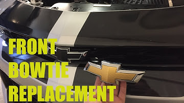 2016 Camaro SS Front Emblem Replacement! Goodbye Gold!