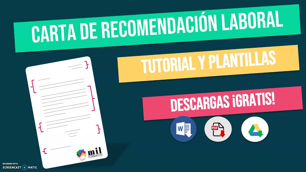 👉Cómo hacer una CARTA DE RECOMENDACIÓN LABORAL ⚡Plantillas [2023]