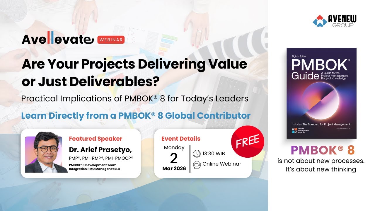 Avellevate Webinar - Practical Implications of PMBOK® 8 for Today’s Leaders