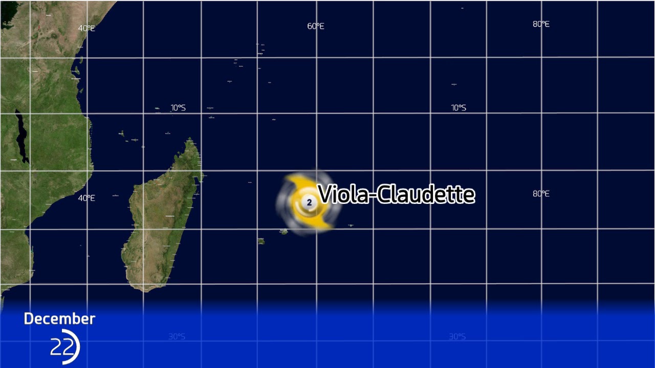 1979-80 Southwest Indian Ocean Cyclone Season Animation