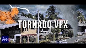 Tornado and Lightning Vfx Using After Effects