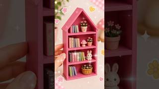 DIY Como fazer Mini Estante de livros | 🥰 FOFA e feita com Papelão