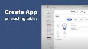Creating an application on existing tables