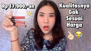 Lipstick Lokal Murah | Implora Lip Cream Matte Review & Swatches