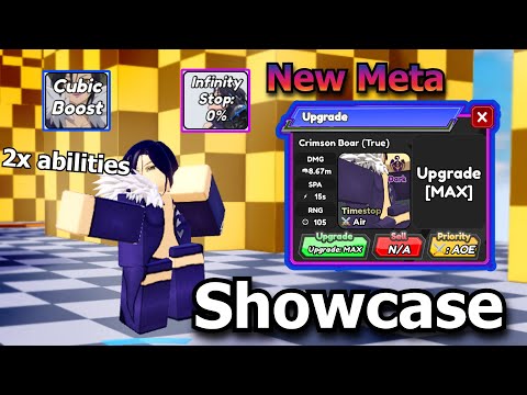 New Meta Merlin 6 Star Full Showcase, 2 Abilities! | All Star Tower Defense