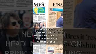 Newspaper headlines: Jails 'on brink' and 'stalling' post-Brexit talks with Brussels screenshot 5