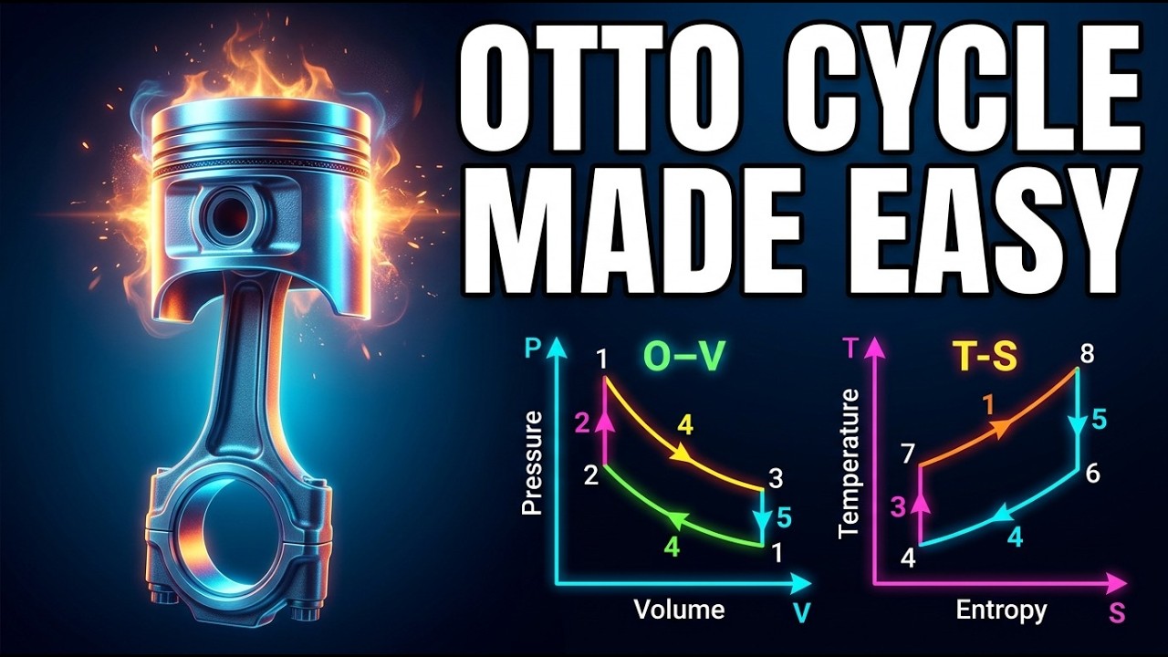 Otto Cycle Explained | PV & TS Diagram | Thermodynamics - YouTube