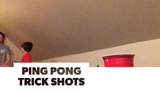 Ping Pong Trick Shots | Spencer Perfect