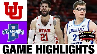 Utah vs Indiana State Highlights | 2024 NCAA Men's Basketball Championship - Semifinal