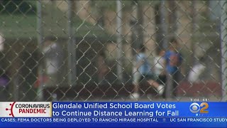 Glendale Unified School Board Decides To Start School Year Online