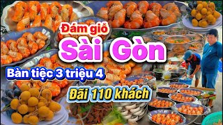 Món NGON Đãi Tiệc  110  khách: Bò Mỹ Sốt Tiêu Đen, Mực Hấp Gừng, Cà Ri Tôm Càng, Lẩu Bao Tử Bạch Quả