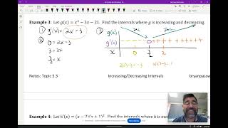 Unit 5  5 2 Increasing and Decreasing Intervals Video 3