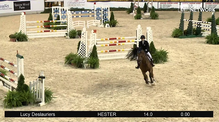 Lucy Deslauriers & Hester Take Early Jr. Jumper Ch...