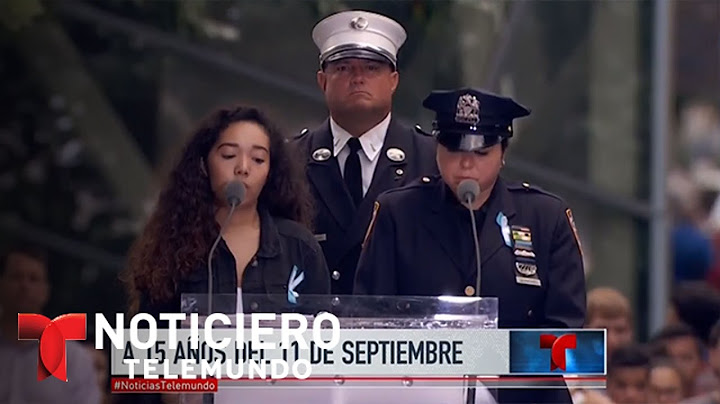 Emotivos actos de homenaje a víctimas del 11/9 | Noticiero | Noticias Telemundo