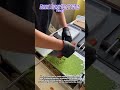 Manual Preparation Of Crispy Matcha Snacks Using A Metal Press