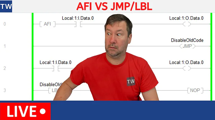 Studio 5000 AFI Always False Input vs JMP LBL to Disable Rung