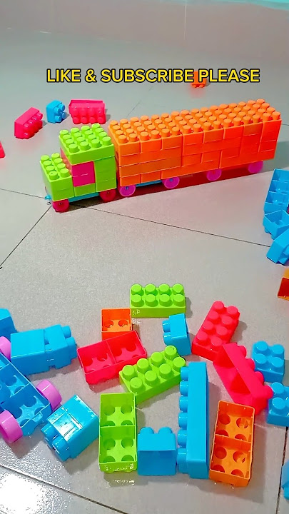 Satisfying DIY Blocks mini truck | ASMR Building Blocks | #buildingblockstoys #shorts