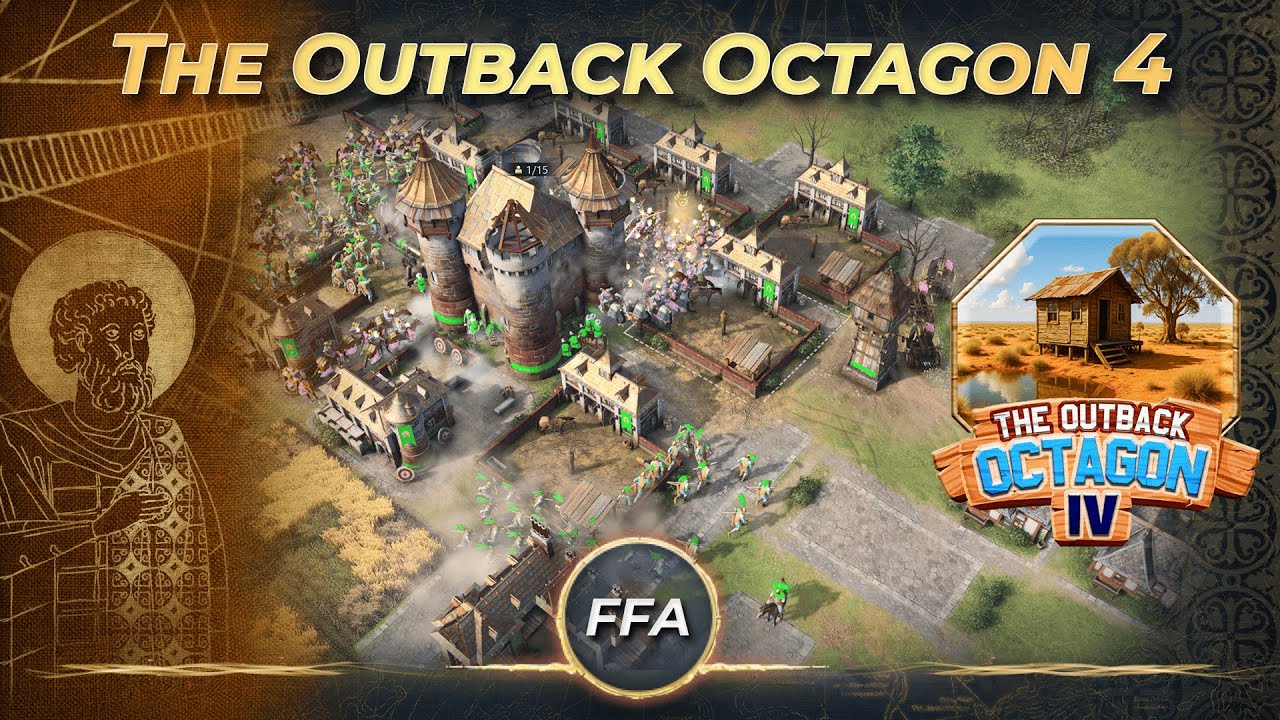 Интересная игра с ФФА турнира The Outback Octagon 4! | AoE 4 - YouTube