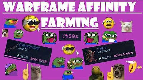 HOW TO LEVEL EVERYTHING FAST - Warframe Affinity Farming Guide