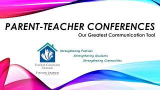 2020-2021 Parent/Teacher Conferences Training