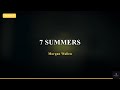 Morgan Wallen - 7 Summers (Lyrics)