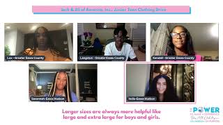 Jack & Jill of America, Essex Hudson + Greater Essex County Chapters (NJ) Jr. Teen Clothing Drive